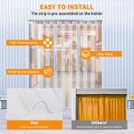 Freezer Strip Door Curtain Kit, 9 Pieces