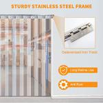 Freezer Strip Door Curtain Kit, 9 Pieces