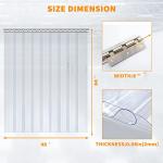 Freezer Strip Door Curtain Kit, 9 Pieces