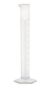 100mL Plastic Graduated Cylinder with Hex Base