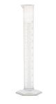 100mL Plastic Graduated Cylinder with Hex Base