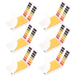 6 Pack PH Test Strips 1-14 for Experiments