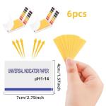 6 Pack PH Test Strips 1-14 for Experiments