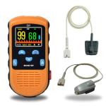 Rechargeable Pulse Oximeter with Alarm & Accessories