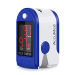 AccuMed CMS-50DL Fingertip Pulse Oximeter - Blue