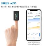 Bluetooth Pulse Oximeter with Free App and Accessories