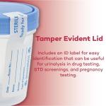 Dealmed Single Use Urine Specimen Cups - 5 Pack