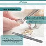 Stainless Steel Precision Tweezers for DIY Projects