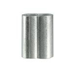 Aluminum Double Barrel Crimping Loop Sleeves, 10-Pack