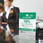 Wipex 70% Isopropyl Alcohol Wipes, 100 Count