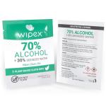 Wipex 70% Isopropyl Alcohol Wipes, 100 Count