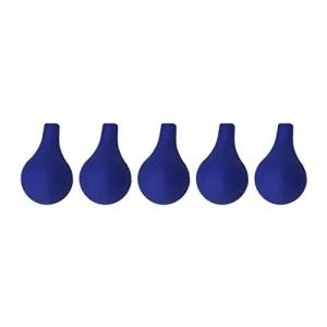 Silicone Bulb Dropper - 5 Pack, Blue