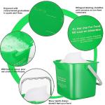 Roshtia 6-Pack 3 Quart Green Cleaning Buckets