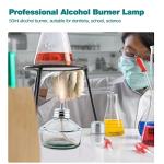 Dental Alcohol Lamp with Replacement Wicks & Funnel