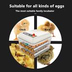 JAEDO Digital Egg Incubator with Automatic Turner