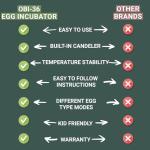 Okköbi OBI-36 Automatic Egg Incubator for Hatching