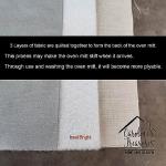 Black Labrador Heat Resistant Oven Mitt