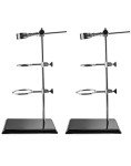 Steel Lab Stand Support Set with Clamps