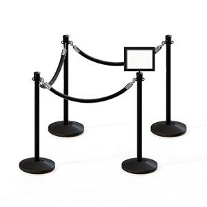 Post and Rope Stanchion Kit with Velvet Ropes