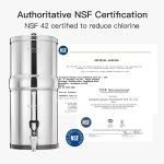 FACHIOO Stainless Steel Gravity-Fed Water Filter