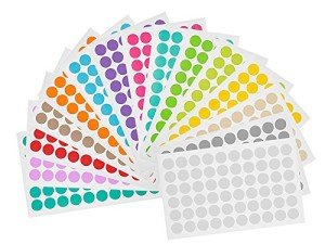 Assorted Cryogenic Color Dots, 0.5” - 900 Pack