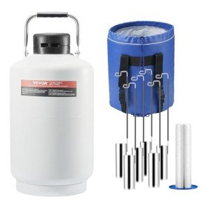 VEVOR 10L Liquid Nitrogen Tank with Carry Bag