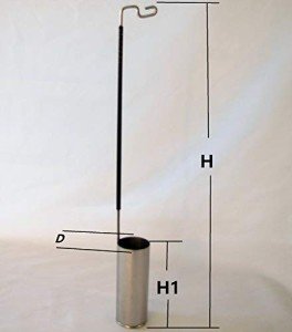 Dewar Canister Storage Tank Dipper 38x100x560