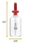 EISCO 125ml Borosilicate Dropping Bottle with Bulb