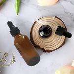 12 Pack Amber Glass Dropper Bottles 4oz
