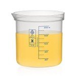 Stackable 2000ml Plastic Graduated Beakers - ULAB
