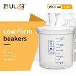 Stackable 2000ml Plastic Graduated Beakers - ULAB