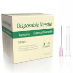 100 Pack Sterile 18 Gauge Lab Dispensing Needles