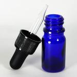 PIPIBA 48-Pack Blue Glass Dropper Bottles
