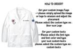 Custom Embroidered Women's Lab Coat - White