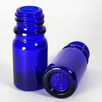 PIPIBA 48-Pack Blue Glass Dropper Bottles