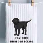 Black Lab Kitchen Towel - Scraps Lover Gift