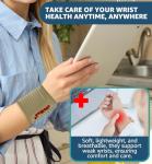 HiRui 2-Pack Breathable Wrist Compression Support Straps