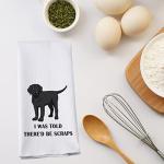 Black Lab Kitchen Towel - Scraps Lover Gift