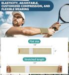HiRui 2-Pack Breathable Wrist Compression Support Straps