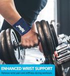 HGBOO Elastic Compression Wrist Bands - 2 Pack