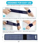 HGBOO Elastic Compression Wrist Bands - 2 Pack
