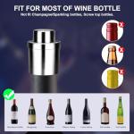 Vacuum Wine Bottle Stoppers - 2 Pack Set
