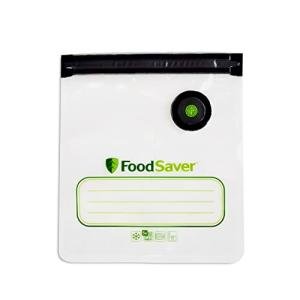 FoodSaver Reusable Quart Vacuum Zipper Bags - 10 Count