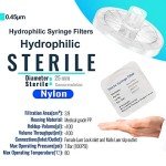 Biomed Sterile Nylon Syringe Filters, 0.45 µm, 10/pk