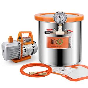 BACOENG 3 Gallon Vacuum Chamber Kit with Pump