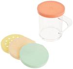 Clear Dredge with Snap-On Lids by WINCO