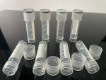 25 Pack 2.0ml Plastic Test Tubes with Caps
