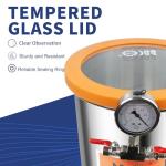 BACOENG 3 Gallon Vacuum Chamber Kit with Pump