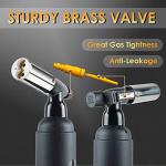 Adjustable Double Flame Butane Torch with Safety Lock