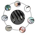 6-Piece Precision Tweezer Set for Lab & Crafts